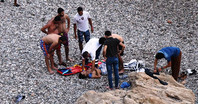 ANTALYA FALEZLER'DE DENİZE BALIKLAMA ATLAMANIN SONUCU