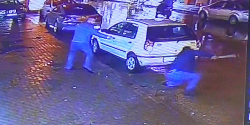BURSA'DA SİLAHLI ÇATIŞMA ANI GÜVENLİK KAMERASINDA