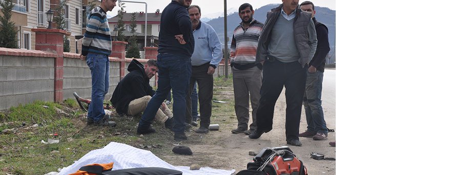 ÖLÜMÜNE NEDEN OLDUĞU BİSİKLETLİ İÇİN BÖYLE AĞLADI