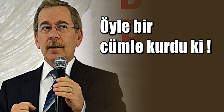 Abdüllatif 'Şener'den " Zır Deli " Açıklaması