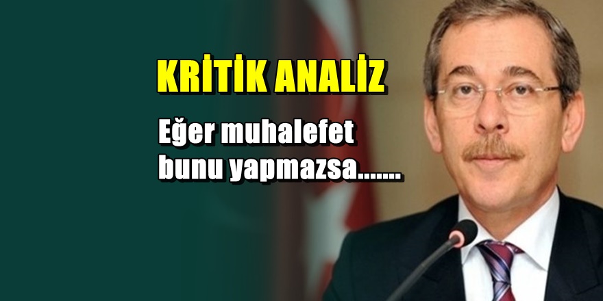 Abdüllatif Şener'den "Baskın Seçimin " perde arkası