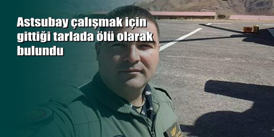Denizli'de ölü bulunan astsubay olayında flaş gelişme