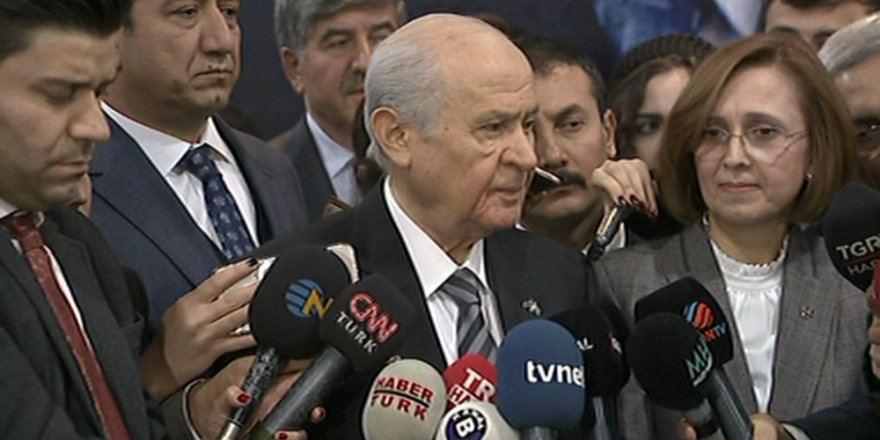 KOALİSYON MU GELİYOR Devlet Bahçeli'den AKP ile Koalisyon açıklaması