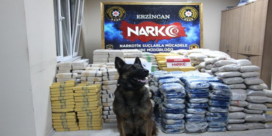 TAM 271 KİLO Erzincan'da Milyonluk Eroin operasyonu