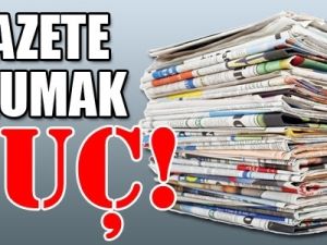 Gazete okumak SUÇ!