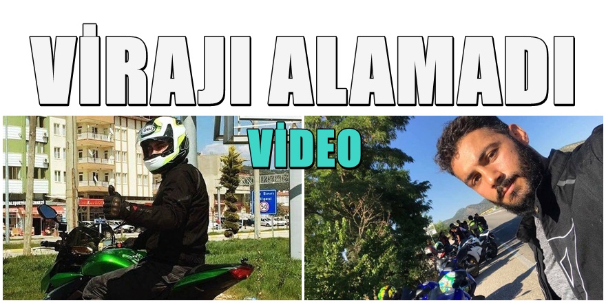 Antalya'da motosiklet kazası 1 Ölü