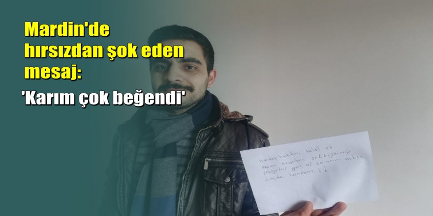 İş yerinden 50 bin liralık malzeme çaldı