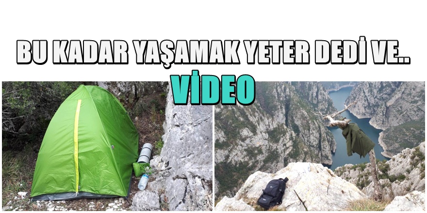 Samsun Şahinkaya kanyonunda sır olan üniversiteli genci arıyor