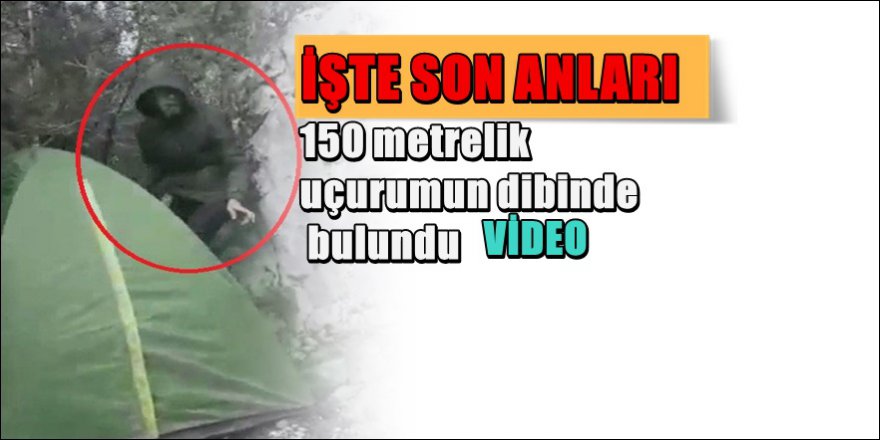 Samsun'da kaybolan üniversiteli gencin son görüntüler