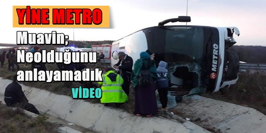 İstanbul Beykoz'da yolcu otobüsü devrildi 6 Yaralı