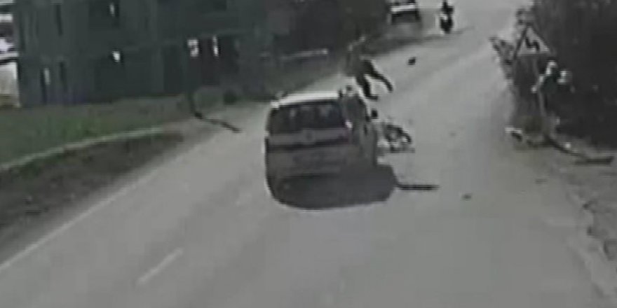 Motosikletliyi Metrelerce Havaya Fırlatan Sürücü Serbest Kaldı
