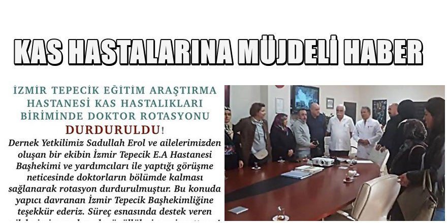 Kas Hasta yakınlarına Tepecik Hastanesinden müjdeli haber