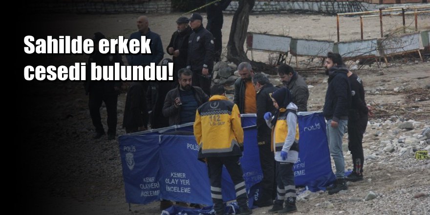 Antalya'da Sahilde Vücudun Yarısı Olmayan Ceset Bulundu