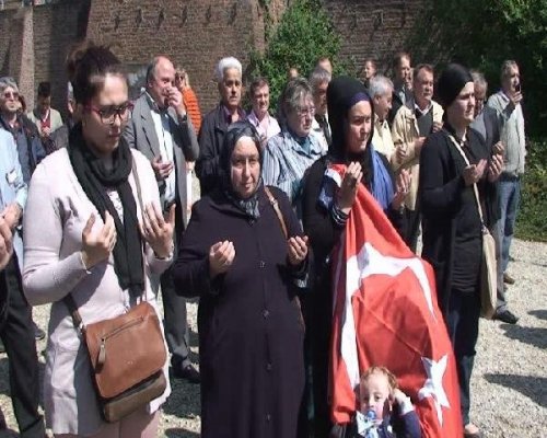 BELÇİKA MADEN OCAĞINDA SOMA İÇİN ANMA