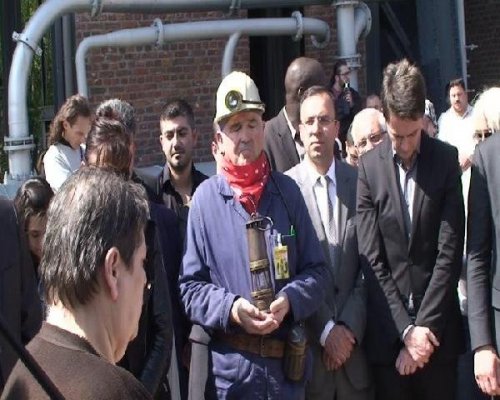 BELÇİKA MADEN OCAĞINDA SOMA İÇİN ANMA