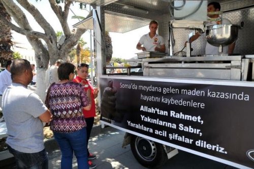 BODRUM'DAN SOMA'YA DESTEK