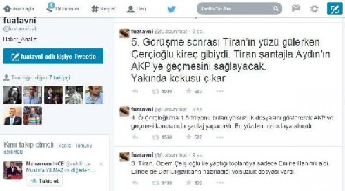 CHP'Lİ BAŞKANDAN AKP GEÇECEK İDDİASINA TWITTER YANITI