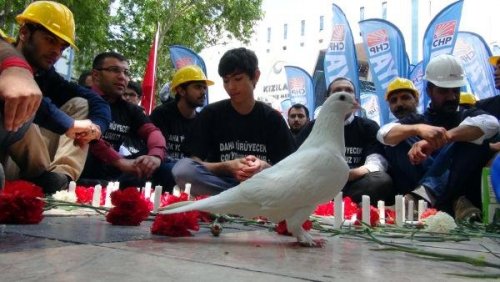ETHEM SARISÜLÜK İÇİN GÜVERCİN UÇURDULAR