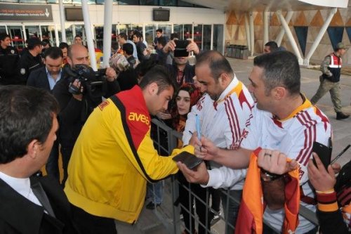 GALATASARAY KAFİLESİ SİVAS'A GELDİ