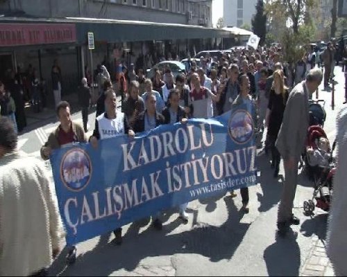 İstanbul Üniversitesi Tıp Fakültesi'nde Eylem