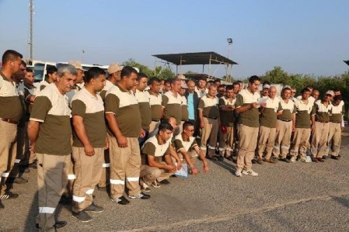 MERSİN'DE TEMİZLİK İŞÇİLERİ SOMA İÇİN İŞ BIRAKTI