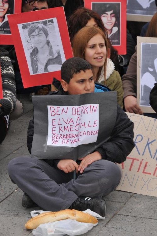 SİVAS'TA BERKİN ELVAN PROTESTOSU