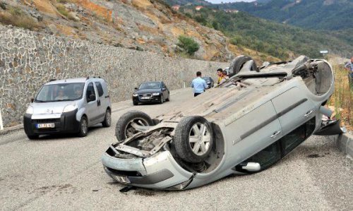 ZONGULDAK'TA FECİ KAZA