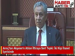 BÜLENT ARINÇ AKP'NİN TETİKÇİ GAZETECİLERİNE AĞIR KONUŞTU