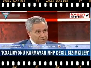 BÜLENT ARINÇ'TAN CANLI YAYINDA AKP'YE ŞOK SÖZLER