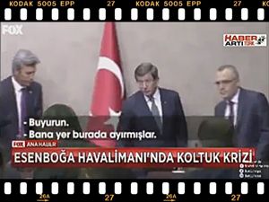 Davutoğlu'nun başını yiyen görüntüler