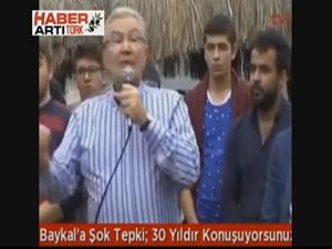 DENİZ BAYKAL'I ŞOK EDEN VATANDAŞ TEPKİSİ