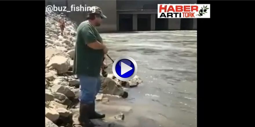 Böyle balık avlama yöntemi görmediniz