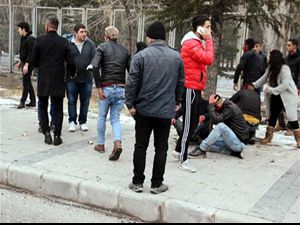 KAYSERİ PATLAMA ANI; DEHŞET GÖRÜNTÜLERİ