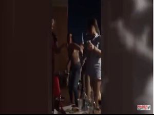 ARABİSTAN'DA KIZLI ERKEKLİ ALKOL PARTİSİNE TUTUKLAMA