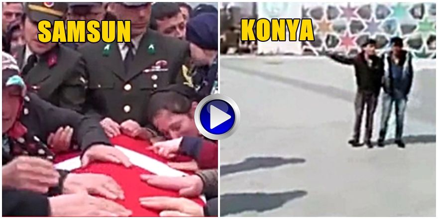 BÜYÜK TEPKİ; "SAMSUN'DA EL BAB ŞEHİDİ, KONYA'DA SURİYELİ HALAYI"