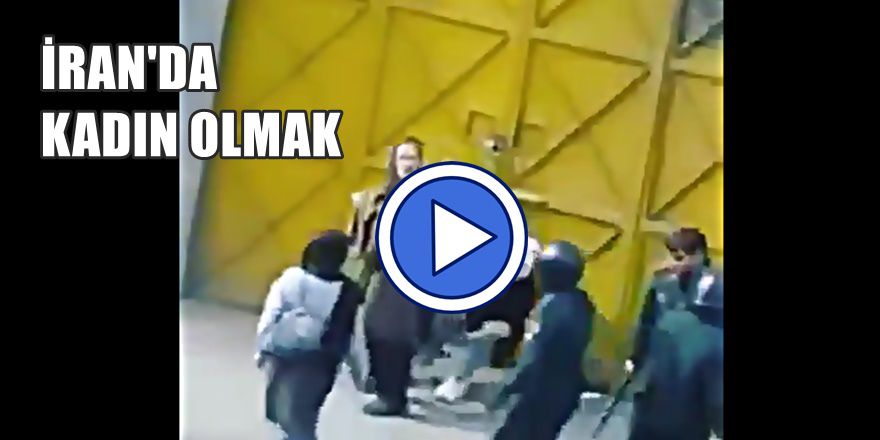 İRAN POLİSİNDEN KADINLARA TESETTÜR DAYAĞI GÖRÜNTÜLERİ