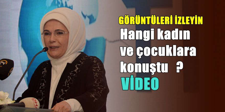 Emine Erdoğan ' İş Kadınlarına ' konuştu akla bu görüntüler geldi