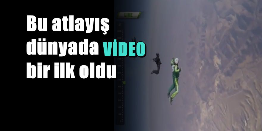 Binlerce metreden yere paraşütsüz atlayan adam
