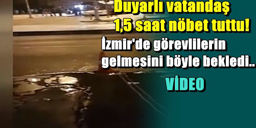 İzmirli örnek vatandaşın göz yaşartan görüntüleri