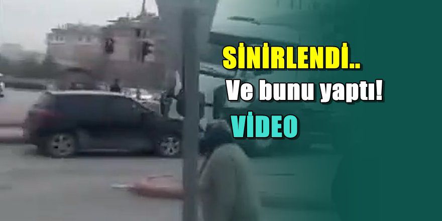 Konya'da akıllara zarar kaza