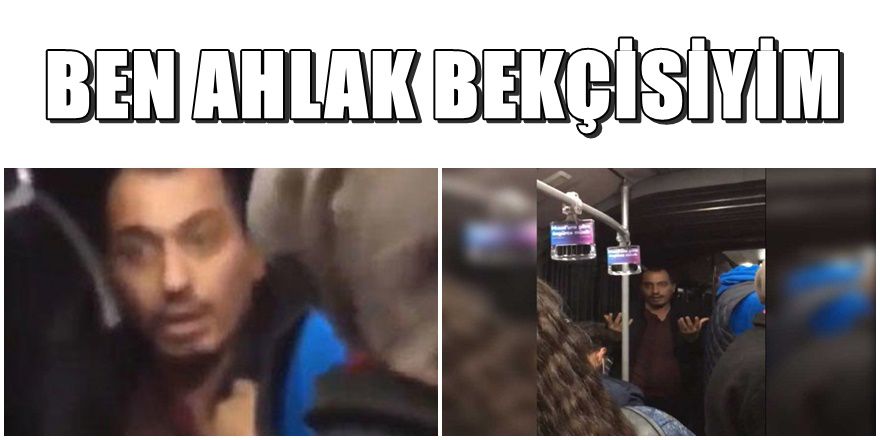İŞTE O ANLAR;Metrobüste ' Öpüşme Kavgası " çıktı