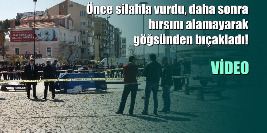 Çanakkale'de 14 yaşındaki çocuk tartıştığı genci önce vurup, sonra bıçakladı
