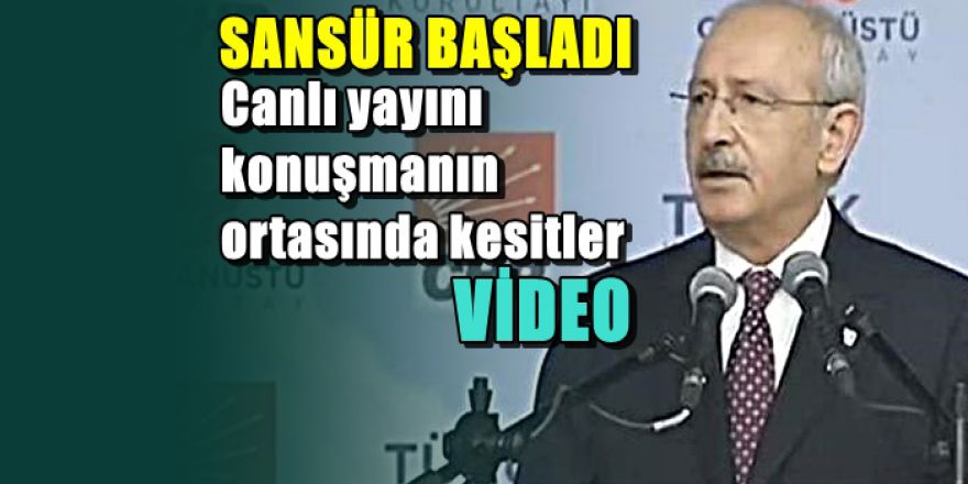 Doğan Medya'dan Kılıçdaroğlu'na jet sansür
