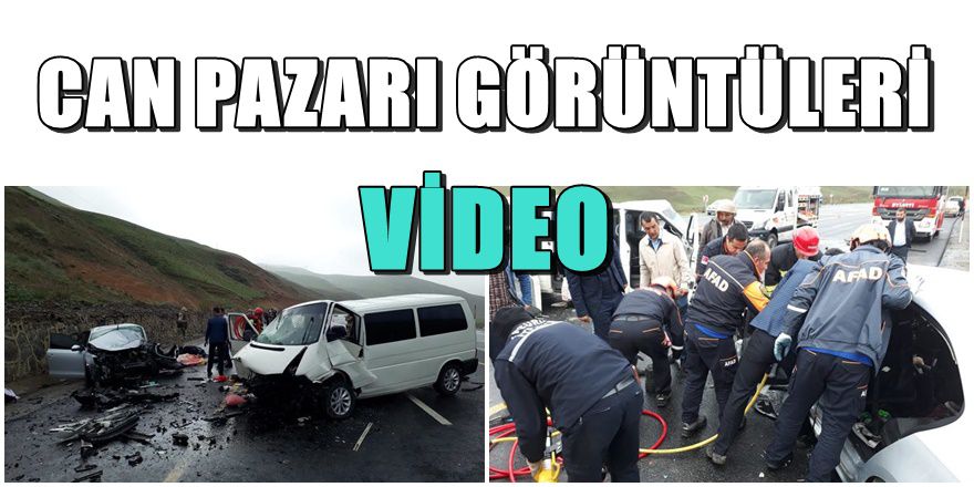 Erzurum'da katliam gibi kaza; 5 ölü 10 yaralı