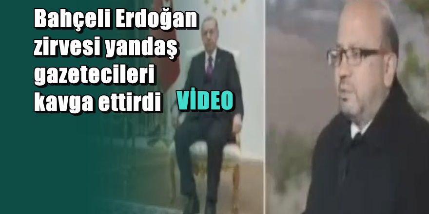 Erdoğan destekçisi gazeteciler birbirine girdi