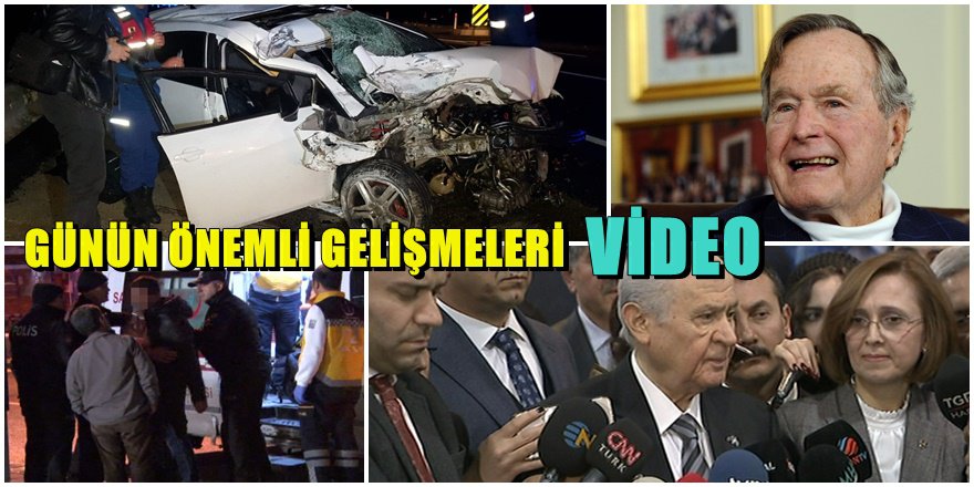 1 Aralık 2018 Günün görüntülü özeti