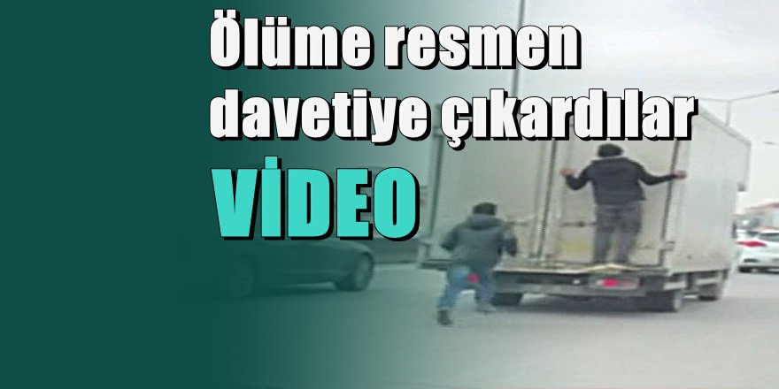 Çocukların E5 trafiğinde ölüm oyunları