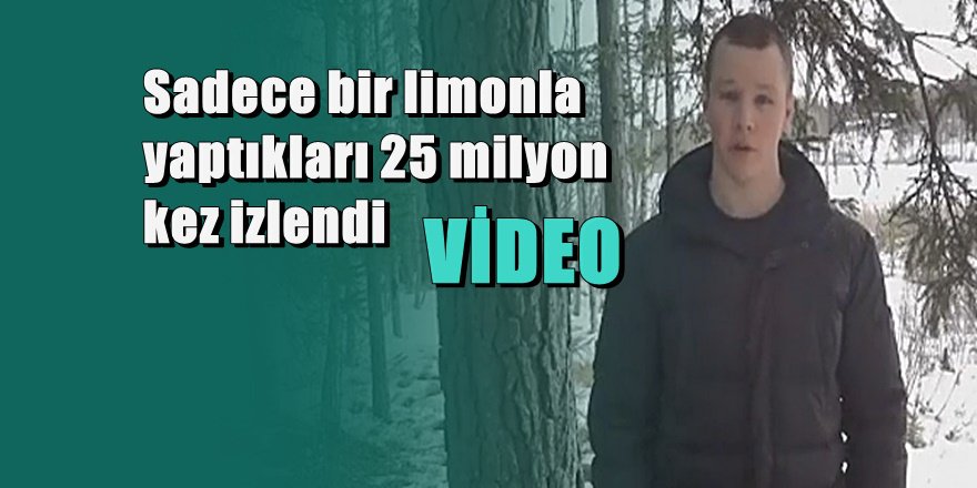 Rus mühendisin " Limonlu Gösterisi" 25 milyon izlendi
