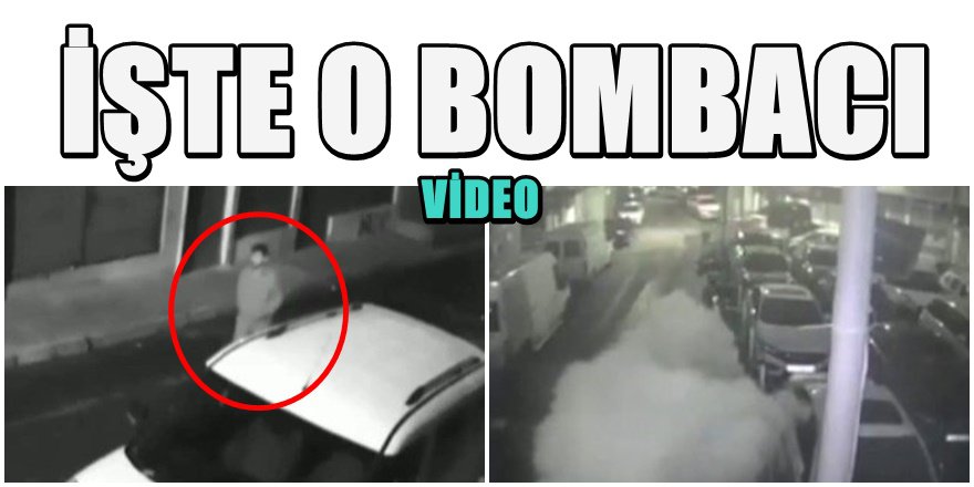 Beyoğlu'nda otoparka koyulan bombanın patlama anı görüntüleri