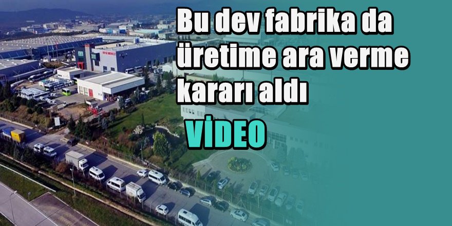 Otomotiv devinden üretim durdurma kararı